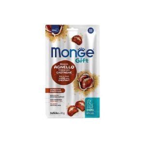 Monge Gift Snack Stick Cane Sensitive Digestion Agnello e Castagne 45 gr