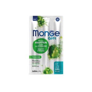 Monge Gift Snack Stick Cane Training Anatra e Spirulina 45 gr