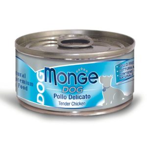 Monge Pezzetti di Carne Gusto Pollo Delicato per Cane Adulto 95 gr