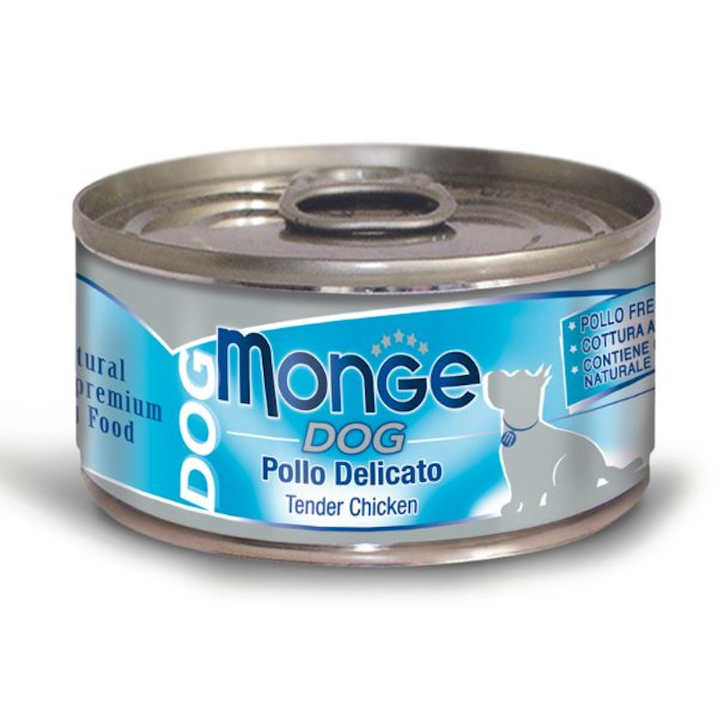 Monge Pezzetti di Carne Gusto Pollo Delicato per Cane Adulto 95 gr - immagine 2