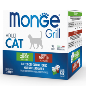Monge Grill Bocconcini Adult Cat Multipack 12×85 gr
