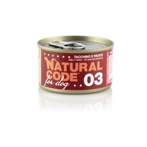 Natural Code Umido Cane 03 Tacchino e Patate 90 gr