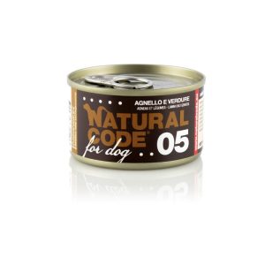 Natural Code Umido Cane 05 Agnello e Verdure 90 gr