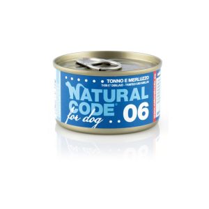 Natural Code Umido Cane 06 Tonno e Merluzzo 90 gr