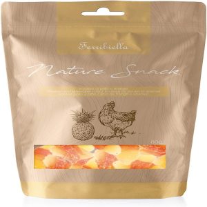 Ferribiella Nature Snack Cane Involtini Pollo e Ananas 80 gr