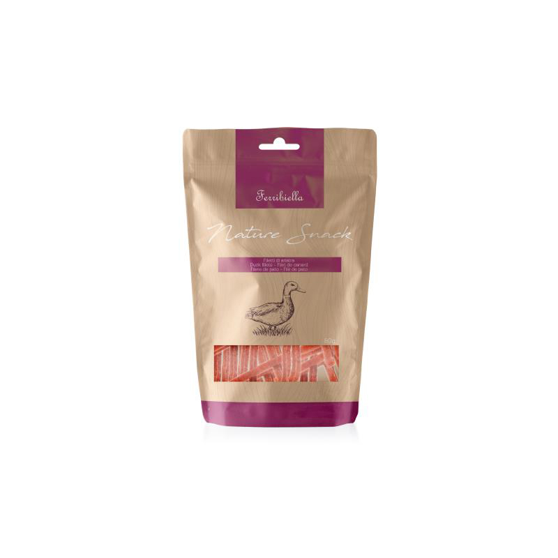 Ferribiella Nature Snack Cane Filetti di Anatra 80 gr