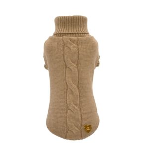 Cable Knit Camel Pull