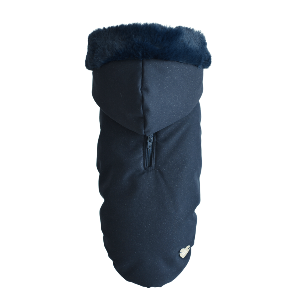 Piumino Glitter blu marino