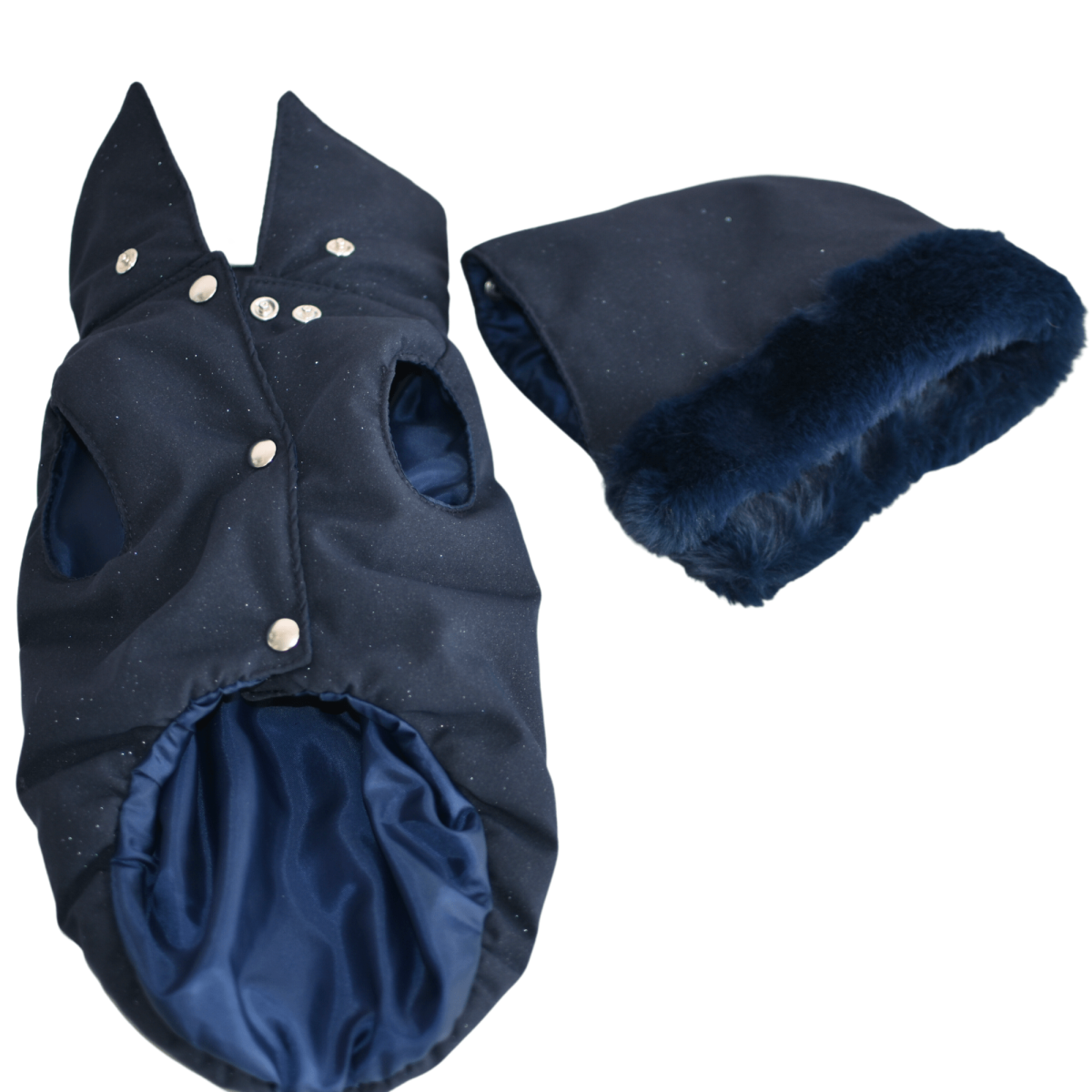 Piumino Glitter blu marino - immagine 5