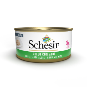 Schesir Puppy Filetti di Pollo e Aloe in Gelatina per Cuccioli 150 gr