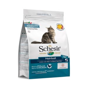 Schesir Hairball Crocchette per Gatto Gusto Pollo