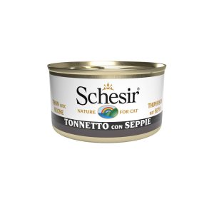 Schesir Cat Adult Filetti in Jelly Gusto Tonnetto con Seppie 85 gr
