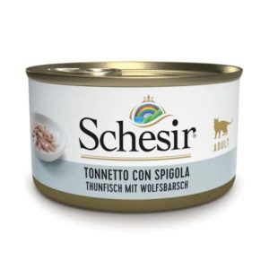 Schesir Cat Adult Filetti in Jelly Gusto Tonnetto con Spigola 85 gr