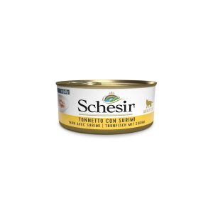Schesir Cat Adult Filetti in Jelly Gusto Tonnetto con Surimi 85 gr
