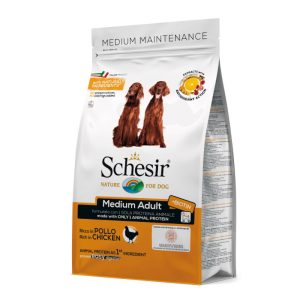 Schesir Medium Adult Crocchette per Cane Adulto Gusto Pollo