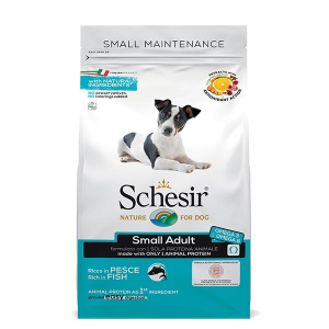 Schesir Small Adult Crocchette per Cane Adulto Gusto Pesce