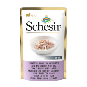 Schesir Cat Adult Tonnetto e Pollo con Prosciutto in Jelly 85 gr