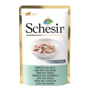 Schesir Cat Adult Tonnetto con Orata in Jelly 85 gr
