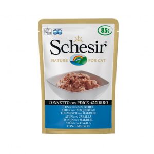 Schesir Cat Adult Tonnetto con Pesce Azzurro in Jelly 85 gr