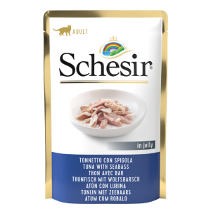 Schesir Cat Adult Tonnetto con Spigola in Jelly 85 gr