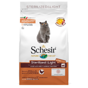 Schesir Crocchette per Gatto Sterilizzato Gusto Pollo