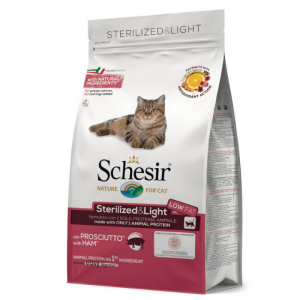 Schesir Crocchette per Gatto Sterilizzato Gusto Prosciutto