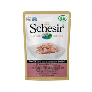 Schesir Cat Adult Tonnetto con Affettato di Pollo in Jelly 85 gr