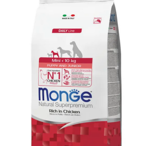 Monge Mini Puppy & Junior Ricco di Pollo