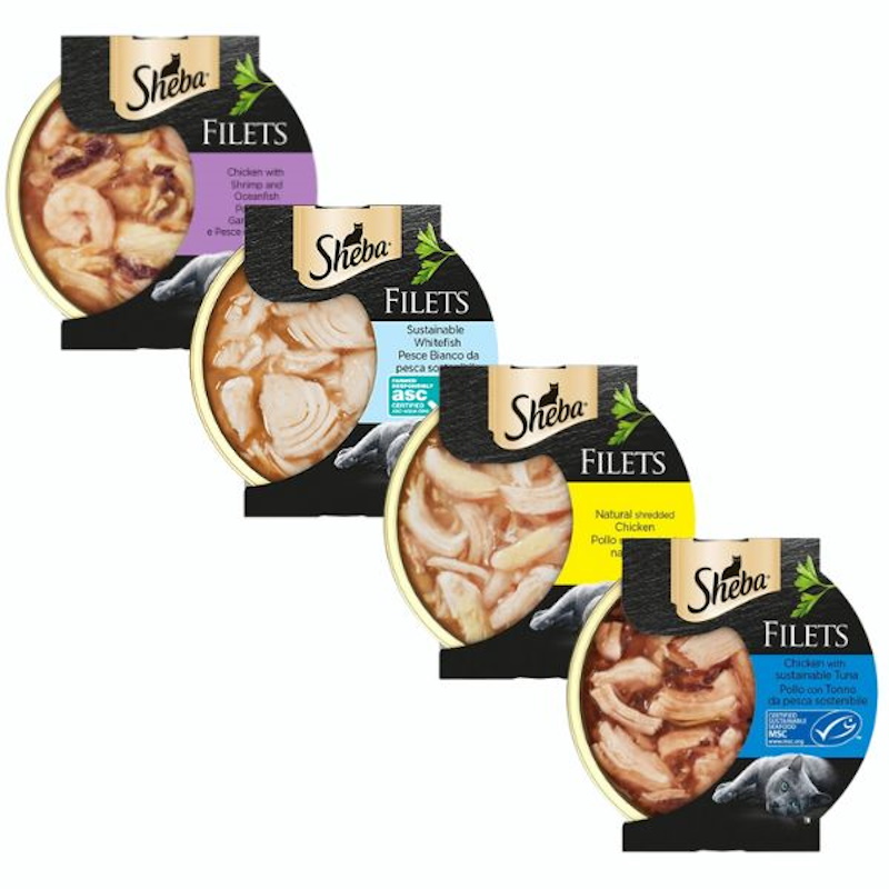 Sheba Filets in Salsa Umido per Gatto Gusto Pollo 60 gr - immagine 3