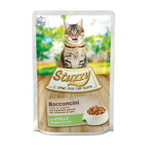 Stuzzy Cat Bocconcini In Salsa per Gatto Adulto Gusto Vitello 85 gr