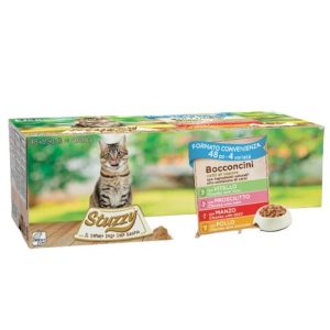 Stuzzy Cat Megapack Bocconcini In Salsa per Gatto 85 gr Confezione 48 Pz