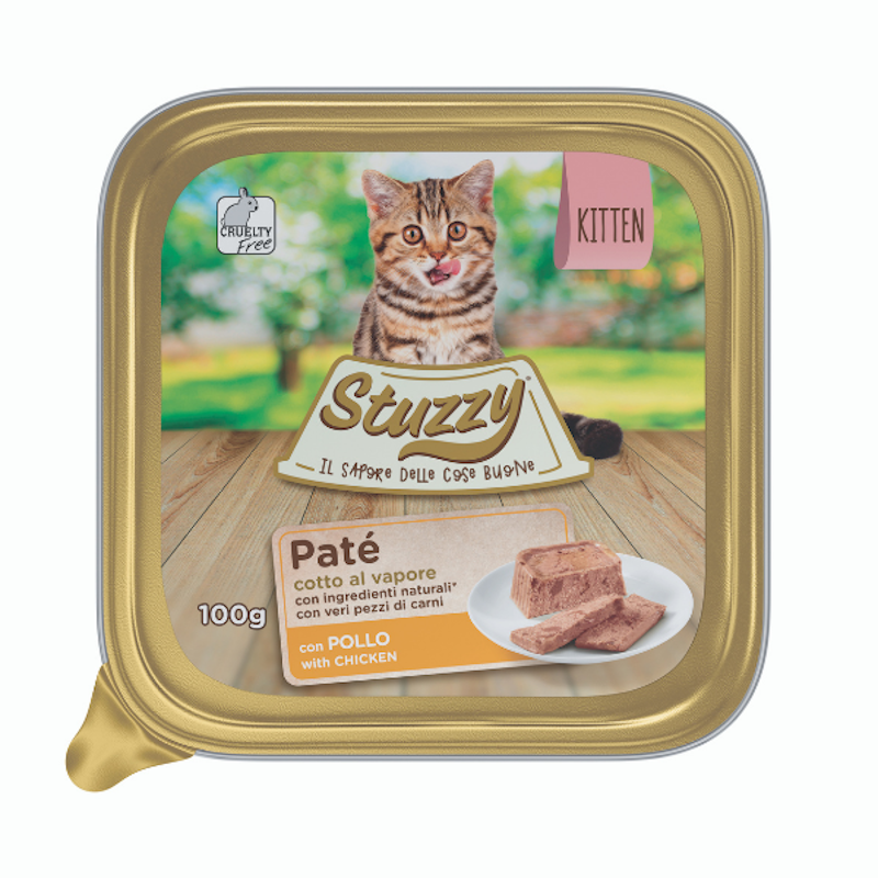 Stuzzy Cat Kitten Patè per Gattini Gusto Pollo 100 gr