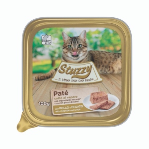 Stuzzy Cat Patè per Gatto Adulto Gusto Pollo e Fegato 100 gr