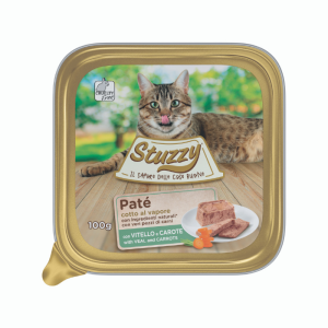 Stuzzy Cat Patè per Gatto Adulto Gusto Vitello e Carote 100 gr