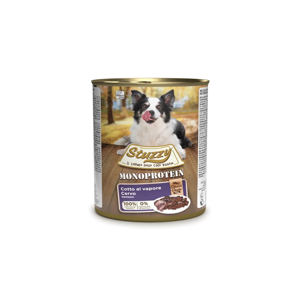 Stuzzy Dog Monoprotein Patè per Cane Adulto Gusto Cervo - immagine 2