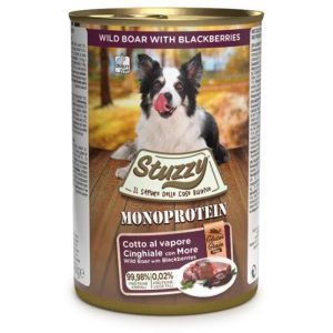 Stuzzy Dog Monoprotein Patè Cane Adulto Cinghiale e More