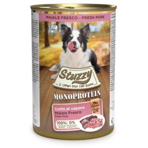 Stuzzy Dog Monoprotein Patè per Cane Adulto Gusto Maiale