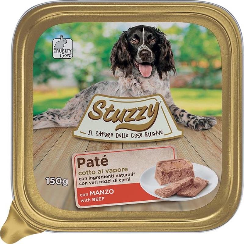 Stuzzy Dog Patè per Cane Adulto Gusto Manzo 150 gr - immagine 2