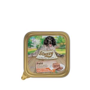 Stuzzy Dog Patè per Cane Adulto Gusto Tacchino Piselli e Carote 150 gr