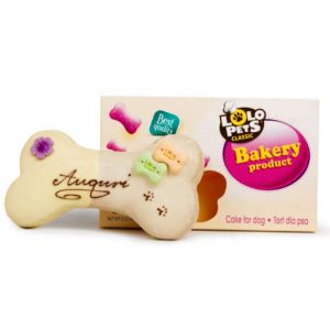 Lolo Pets Torta per Cane Gusto Vaniglia “Auguri”