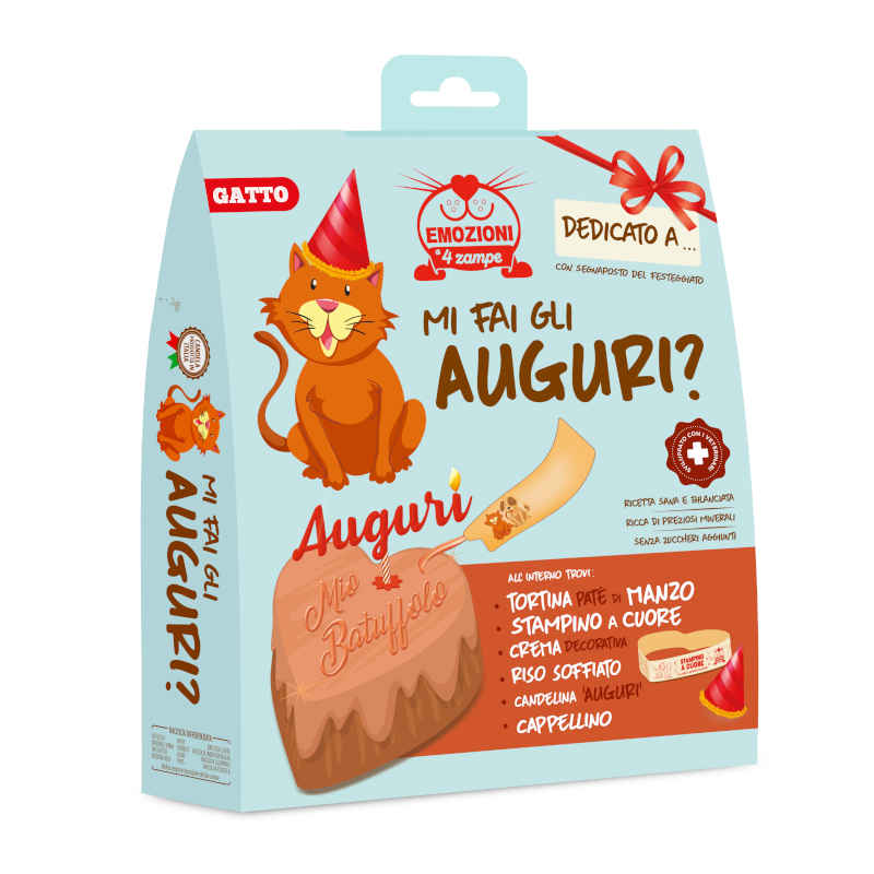 Kit Torta per Gatto Tortina Patè con Manzo - immagine 2