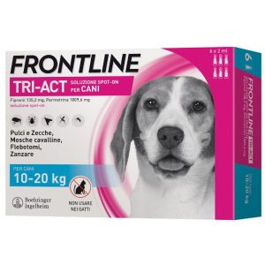 Frontline Tri-Act Antiparassitario Spot-On per Cane 10-20 kg