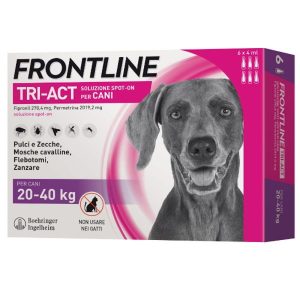 Frontline Tri-Act Antiparassitario Spot-On per Cane 20-40 kg