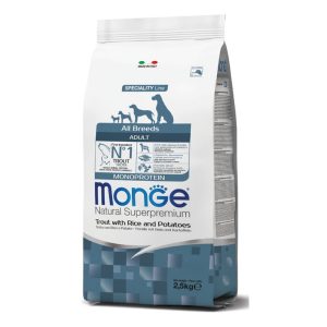 Monge All Breeds Adult Monoprotein Trota, Riso e Patate
