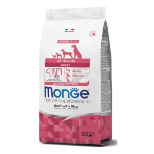 Monge All Breeds Adult Monoprotein Manzo e Riso
