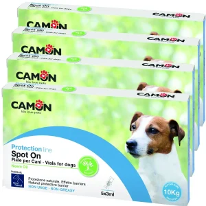 Camon Fiale Spot-on Olio di Neem fino 10kg 4 Confezioni Multipack