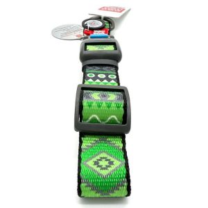 Collare in Nylon Etnic Verde