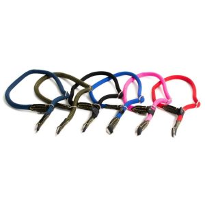 Collare scorrevole in corda con fermo