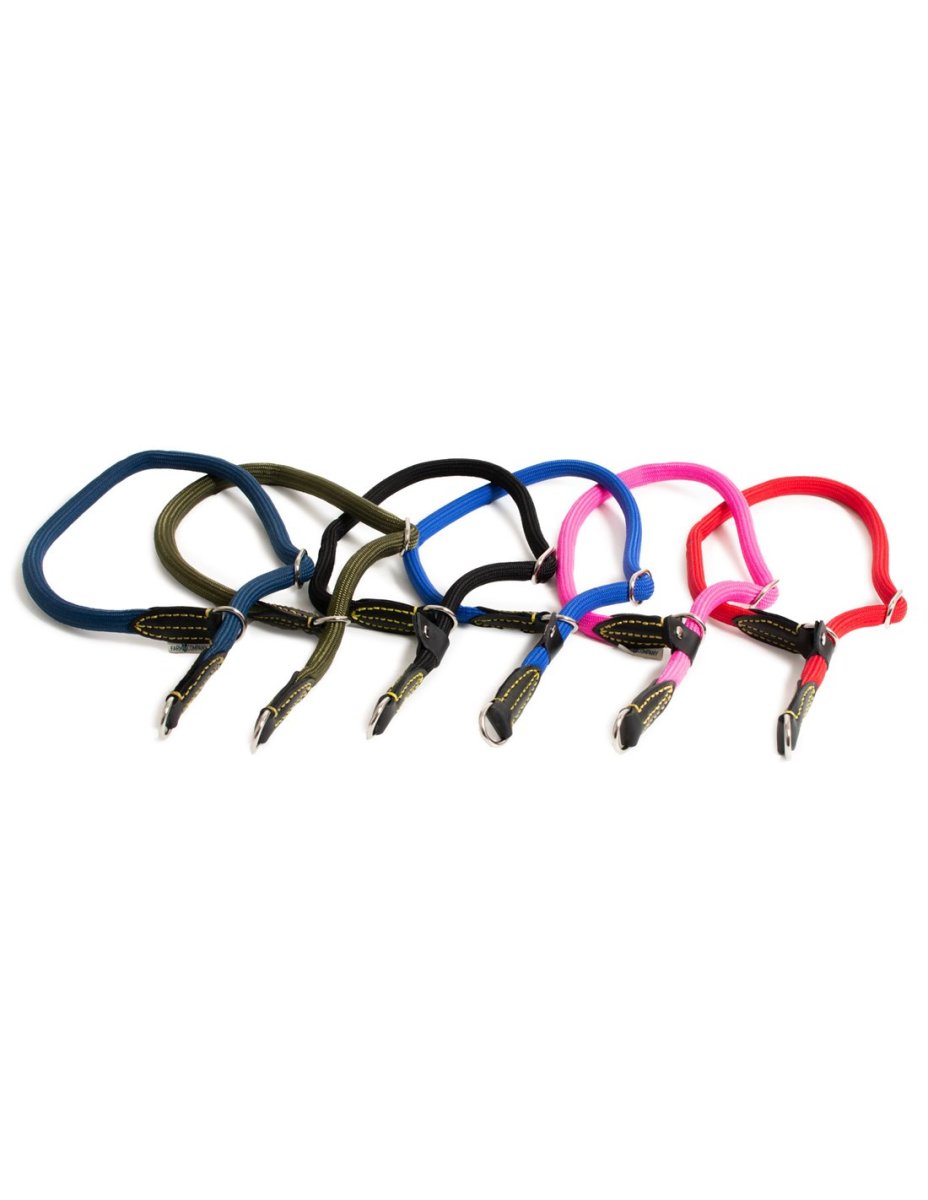 Collare scorrevole in corda con fermo - immagine 2