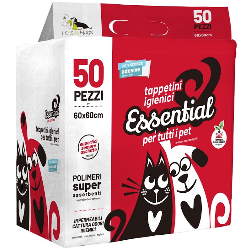 Pet & Hugs Tappetini Igienici Essential per Cani 60 X 60 cm